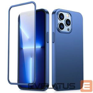 Aizmugurējais vāciņš Tech-Protect  Tech-Protect MagMat MagSafe iPhone 13 mini case - navy blue matte 