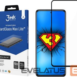 Aizsargstikls 3MK Xiaomi POCO X3 GT Black - HardGlass Max Lite 