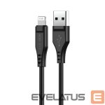 Kabelis Acefast Apple Lightning to USB 1.2m 2.4A MFI Cable Black