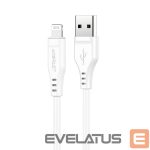 Kabelis Acefast Apple Lightning to USB 1.2m 2.4A MFI Cable White