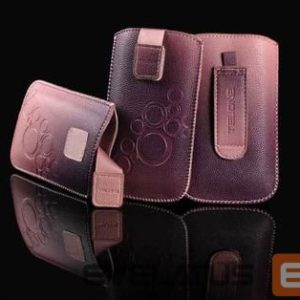 Maciņš universāla kabata iLike Universal Leather Pocket Case M Dark Pink