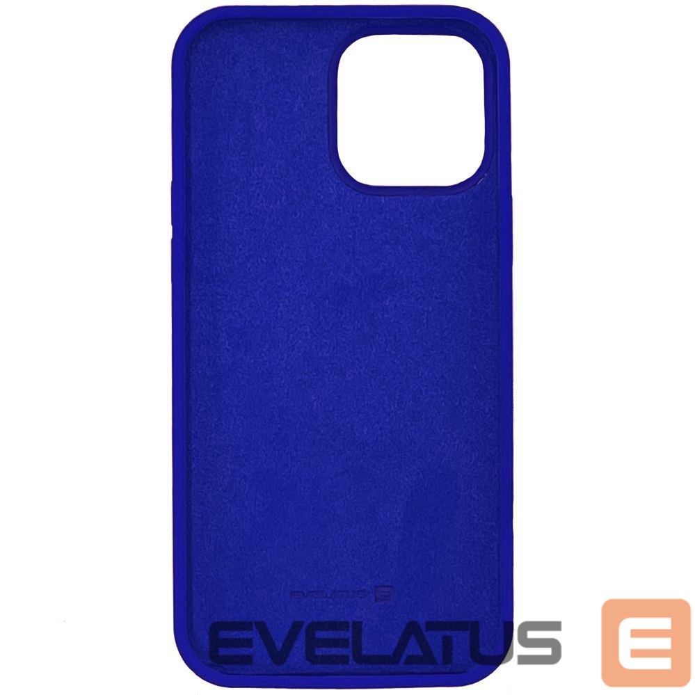 Aizmugurējais vāciņš Evelatus Apple iPhone 12 Pro Max Premium Soft Touch Silicone Case Dark Blue