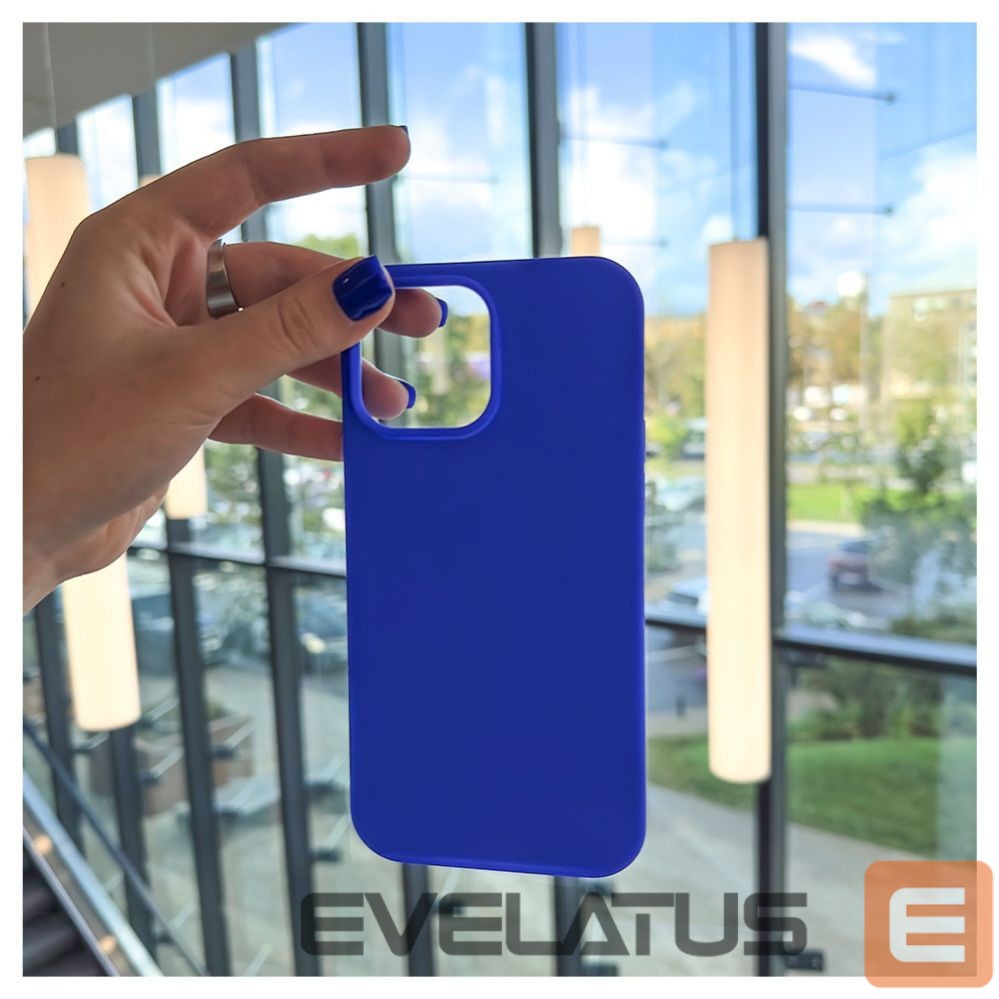 Aizmugurējais vāciņš Evelatus Apple Evelatus iPhone 13 Pro Max Premium Soft Touch Silicone Case Dark Blue