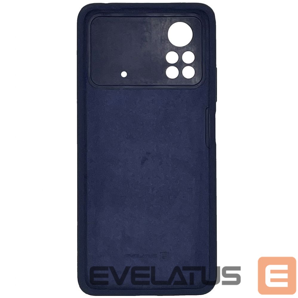 Aizmugurējais vāciņš Evelatus Xiaomi Poco X4 Pro 5G Premium Soft Touch Silicone Case Blue