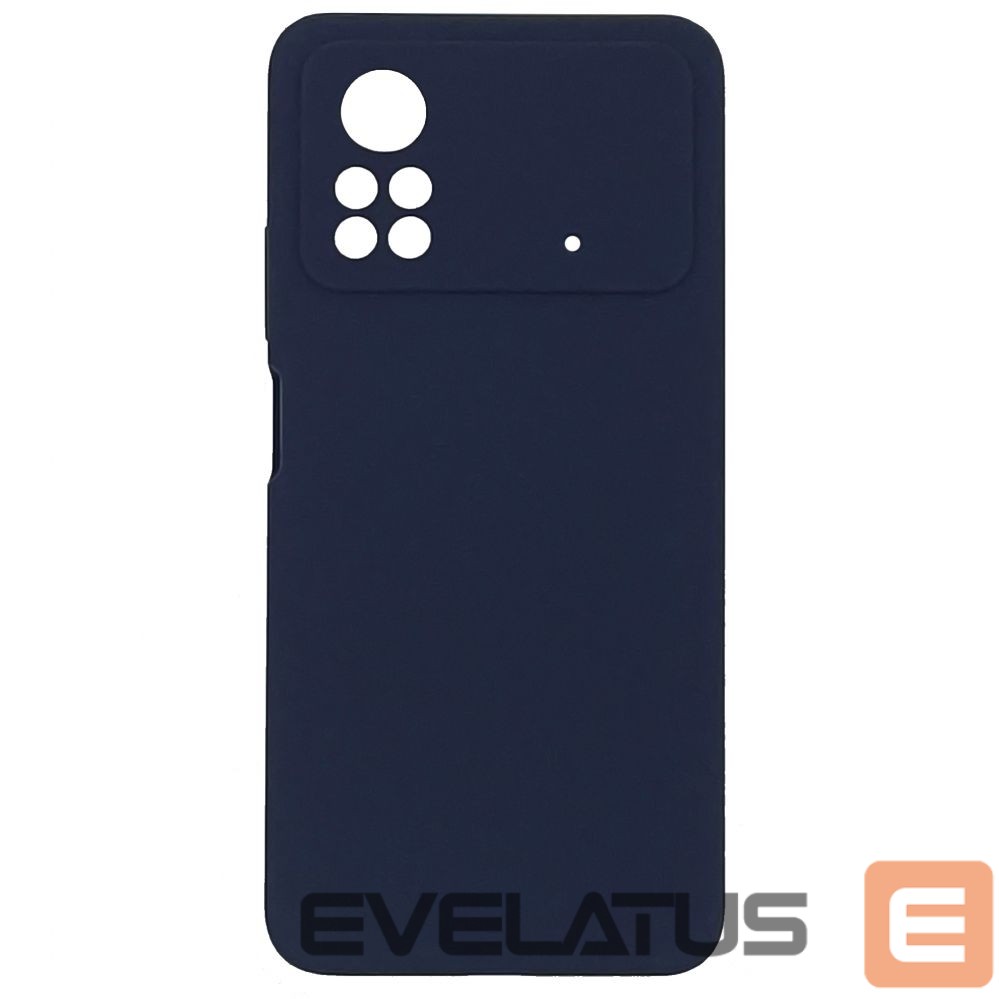 Aizmugurējais vāciņš Evelatus Xiaomi Poco X4 Pro 5G Premium Soft Touch Silicone Case Blue