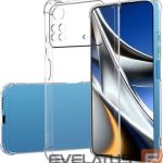 Aizmugurējais vāciņš Evelatus Xiaomi Poco M4 Pro Military Shockproof Silicone Case TPU Transparent