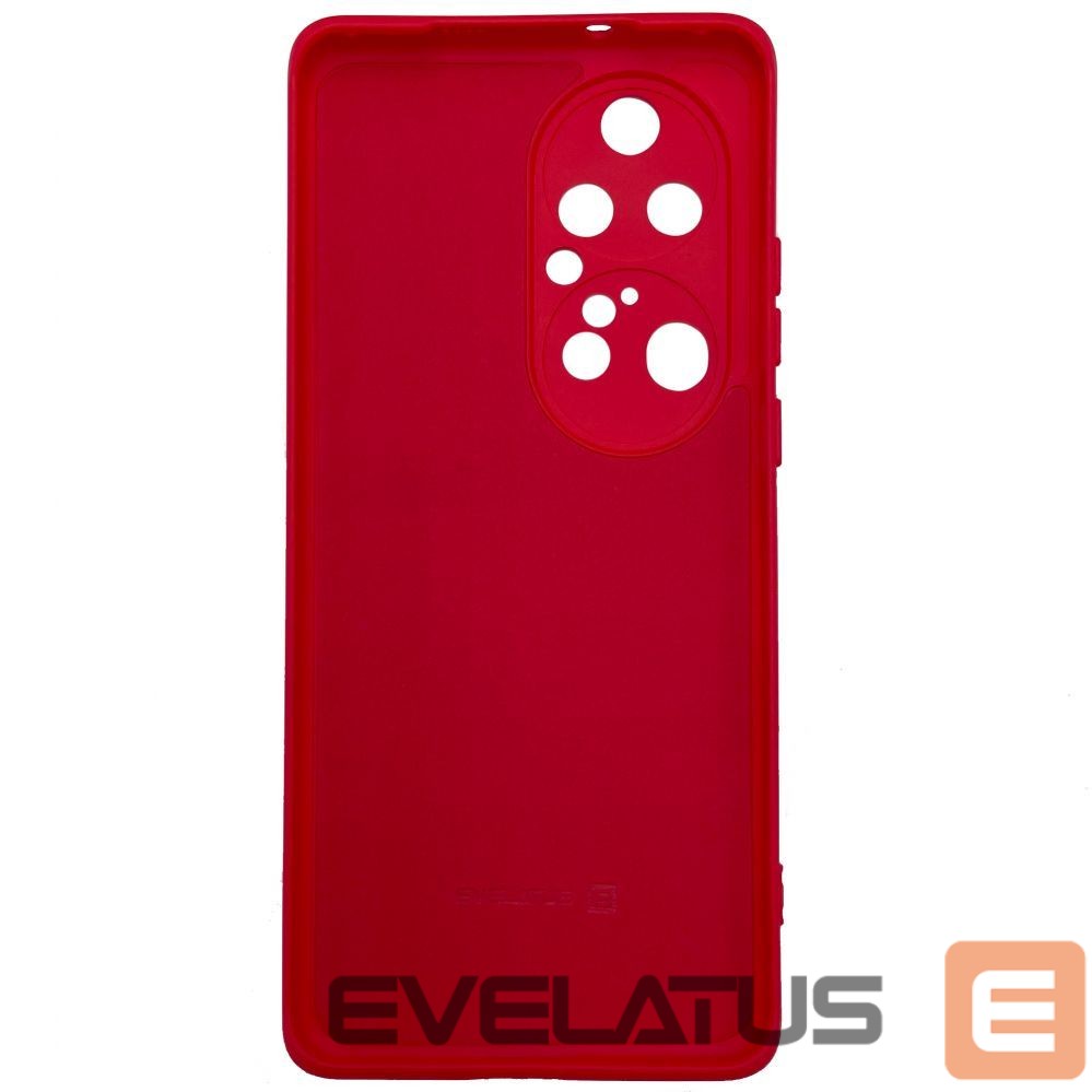 Aizmugurējais vāciņš Evelatus Huawei P50 Pro Nano Silicone Case Soft Touch TPU Red