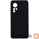 Aizmugurējais vāciņš Evelatus Xiaomi 12 Pro Nano Silicone Case Soft Touch TPU Black