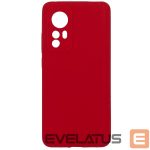Aizmugurējais vāciņš Evelatus Xiaomi 12/12X Nano Silicone Case Soft Touch TPU Red