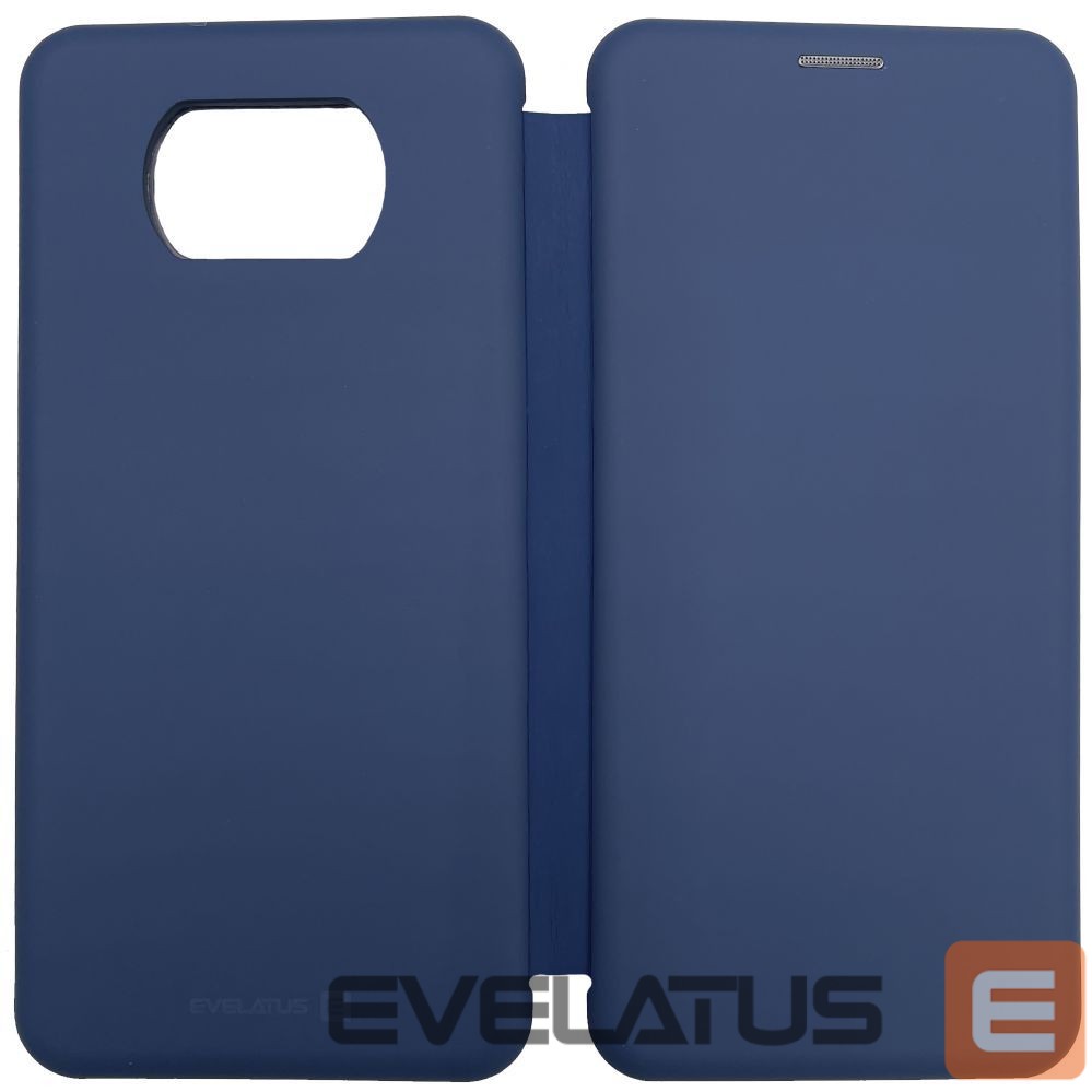 Atveramie maciņi Evelatus Xiaomi Poco X3/X3 NFC/X3 Pro Book Case Dark Blue