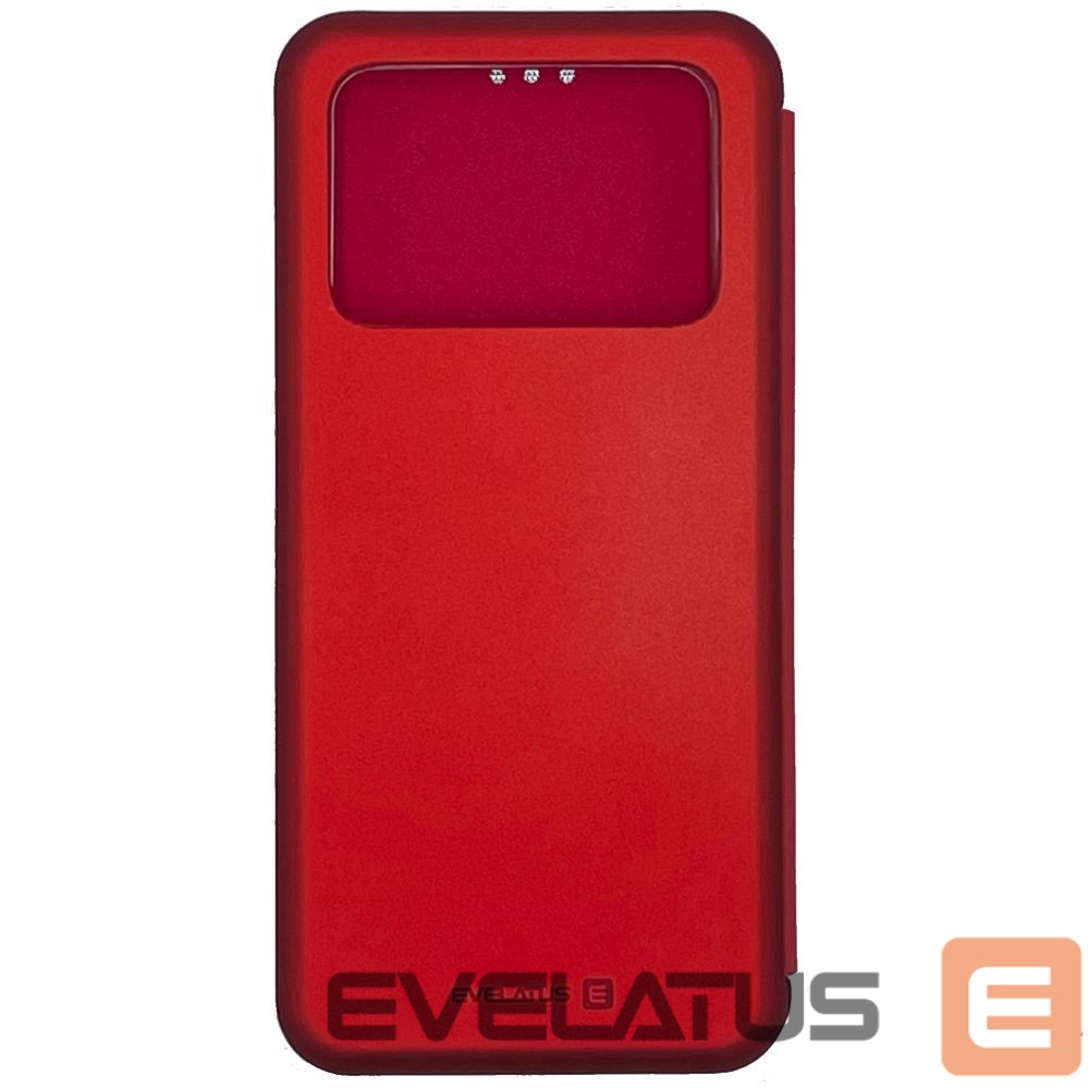 Atveramie maciņi Evelatus Xiaomi Poco M4 Pro Book Case Red