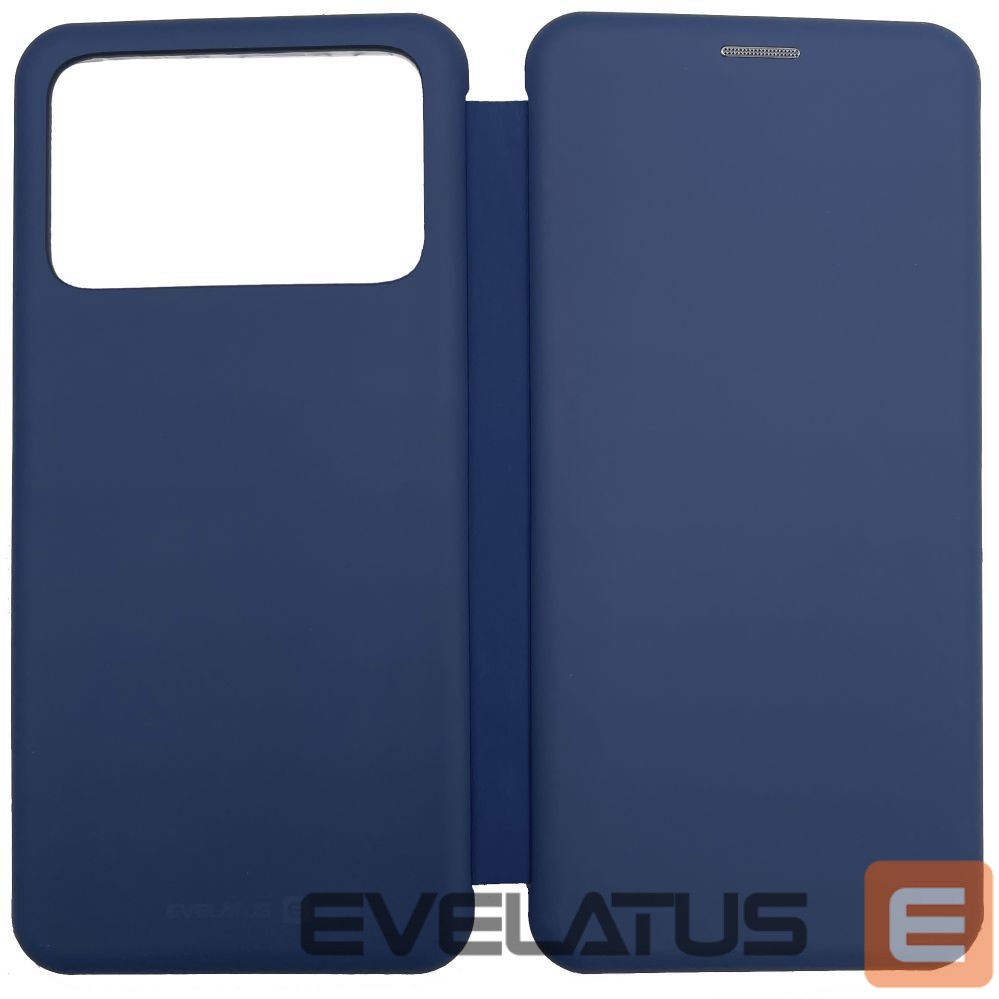 Atveramie maciņi Evelatus Xiaomi Poco M4 Pro Book Case Dark Blue