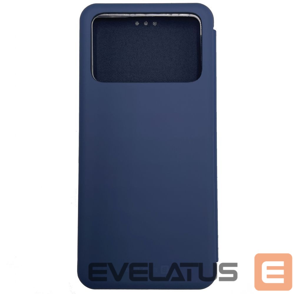 Atveramie maciņi Evelatus Xiaomi Poco M4 Pro Book Case Dark Blue