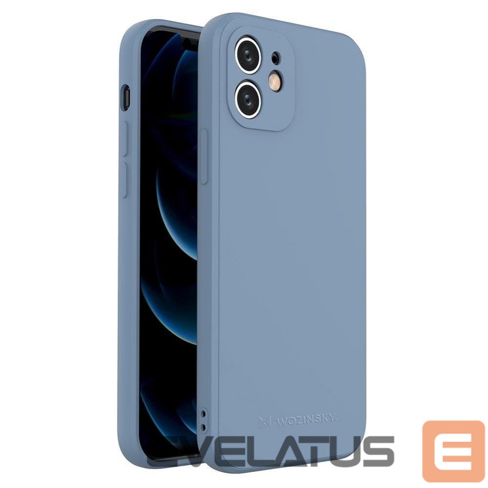 Aizmugurējais vāciņš Wozinsky Apple iPhone XS Max Silicone Case Blue
