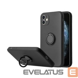 Aizmugurējais vāciņš iLike Xiaomi SILICONE RING DO XIAOMI REDMI 9C / 10A Black