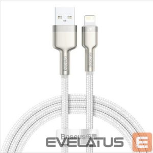 Kabelis Baseus  Cable Cafule Metal USB - Lightning 1,0 m 2,4A White