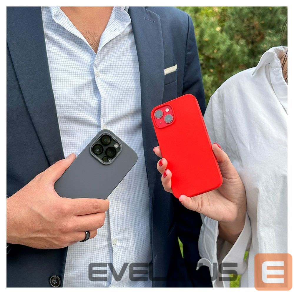 Aizmugurējais vāciņš Evelatus Apple iPhone 14 6.1 Premium Soft Touch Silicone Case Red