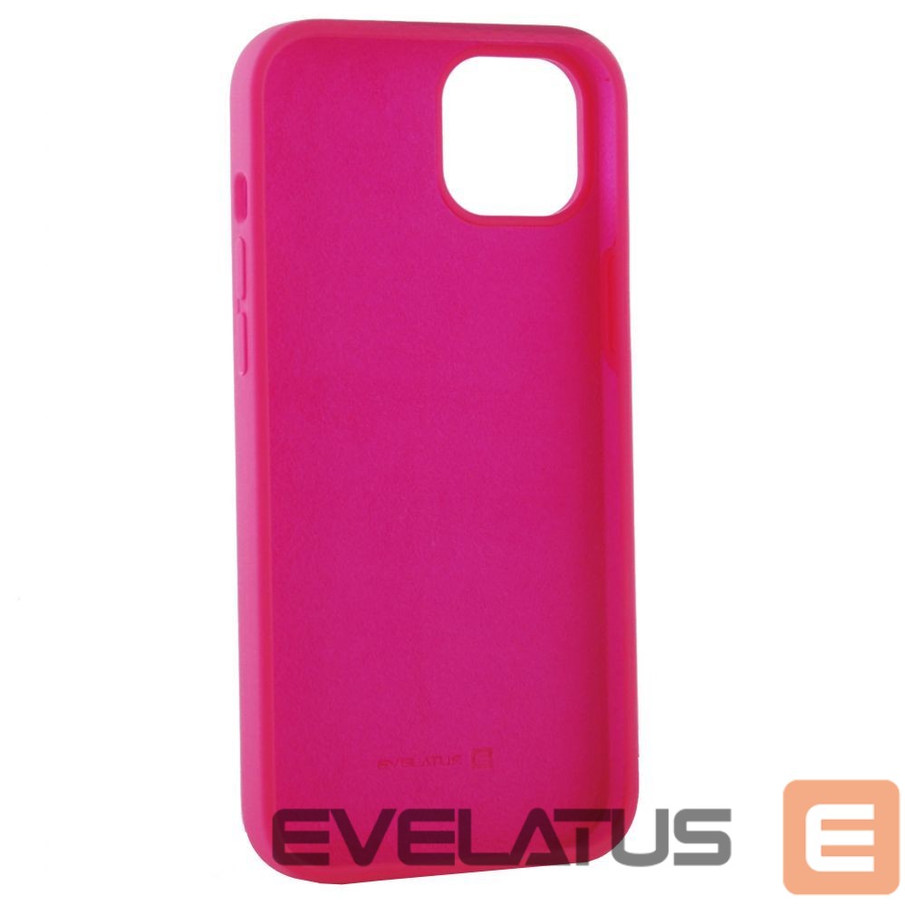Aizmugurējais vāciņš Evelatus Apple iPhone 14 6.1 Premium Soft Touch Silicone Case Rosy Red