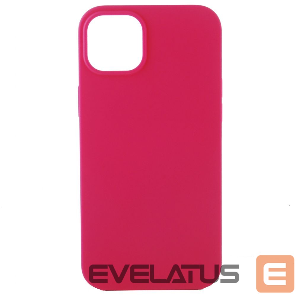 Aizmugurējais vāciņš Evelatus Apple iPhone 14 6.1 Premium Soft Touch Silicone Case Rosy Red