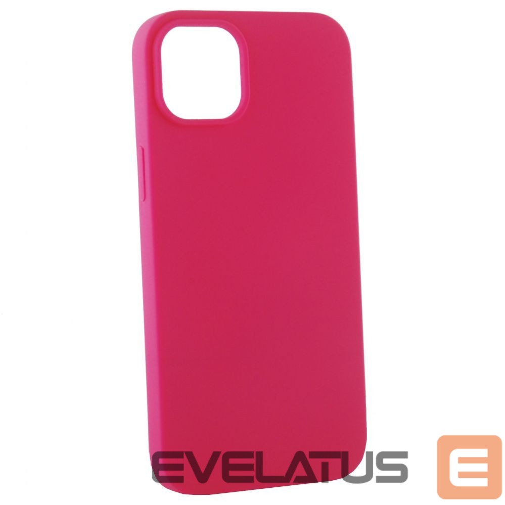 Aizmugurējais vāciņš Evelatus Apple iPhone 14 6.1 Premium Soft Touch Silicone Case Rosy Red