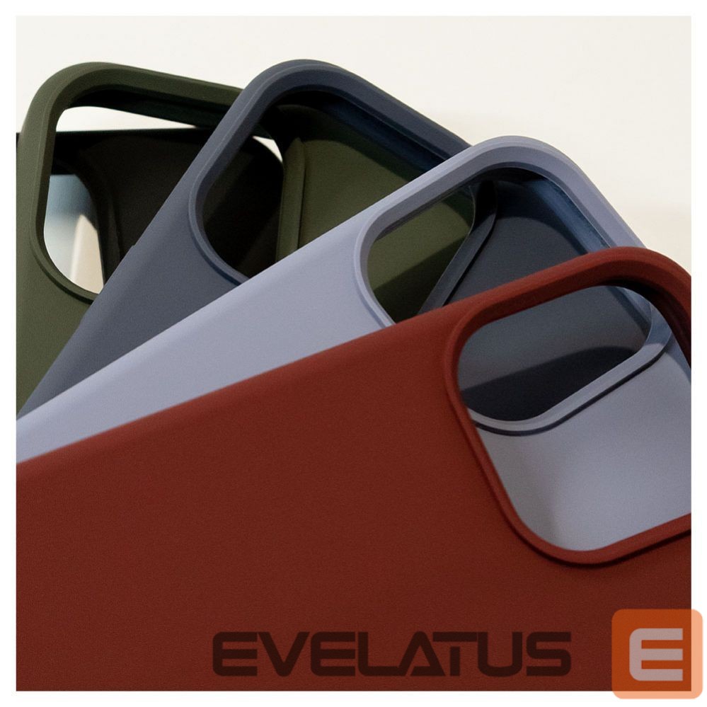 Aizmugurējais vāciņš Evelatus Apple iPhone 14 Plus 6.7 Premium Soft Touch Silicone Case Black