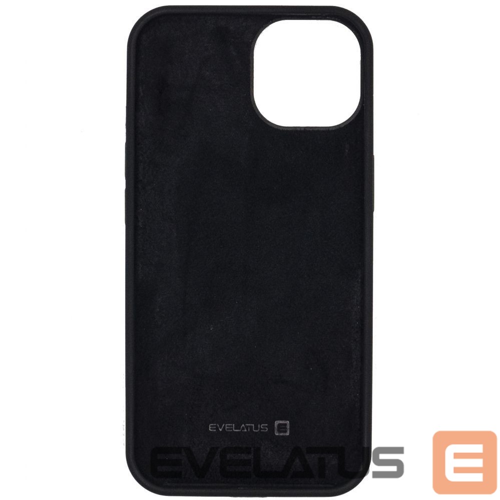Aizmugurējais vāciņš Evelatus Apple iPhone 14 Plus 6.7 Premium Soft Touch Silicone Case Black