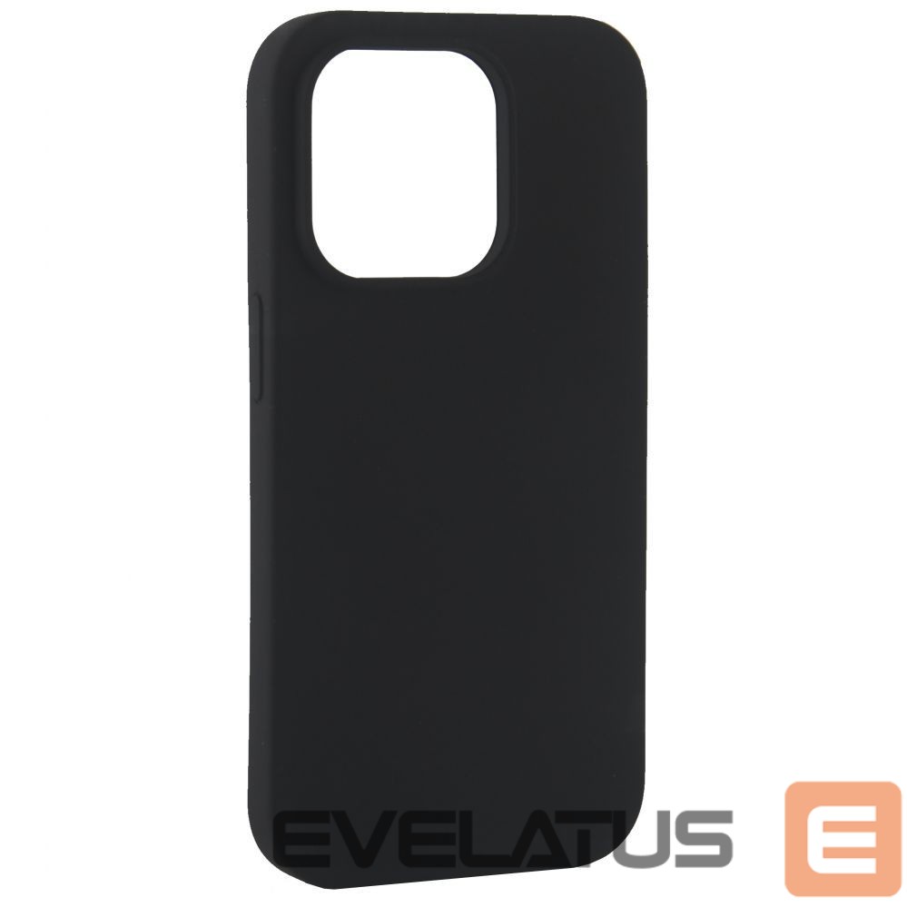 Aizmugurējais vāciņš Evelatus Apple iPhone 14 Pro 6.1 Premium Soft Touch Silicone Case Black