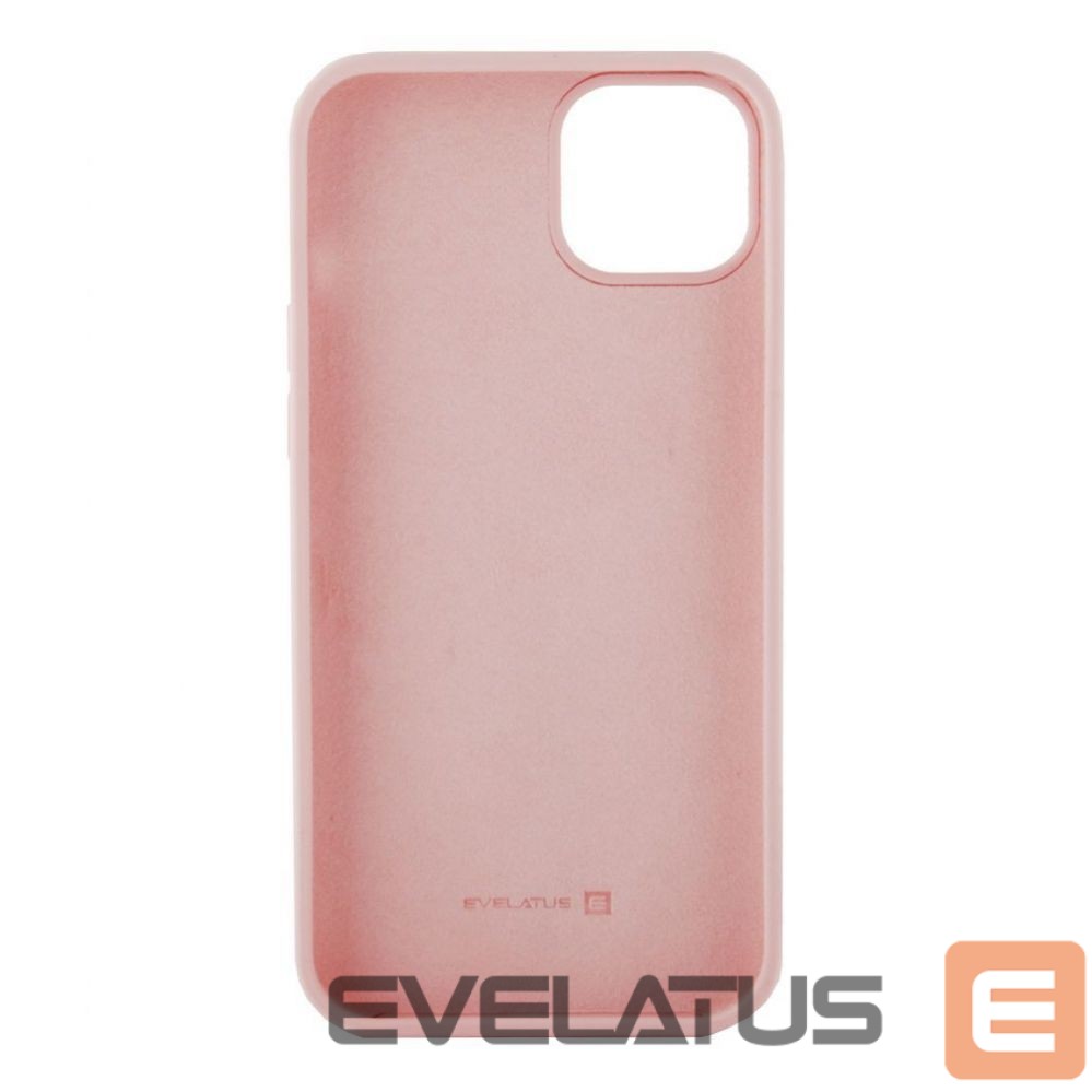 Aizmugurējais vāciņš Evelatus Apple iPhone 14 Pro 6.1 Premium Soft Touch Silicone Case Light Pink
