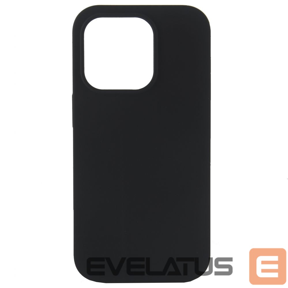 Aizmugurējais vāciņš Evelatus Apple iPhone 14 Pro Max 6.7 Premium Soft Touch Silicone Case Black