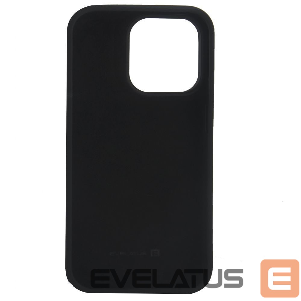 Aizmugurējais vāciņš Evelatus Apple iPhone 14 Pro Max 6.7 Premium Soft Touch Silicone Case Black