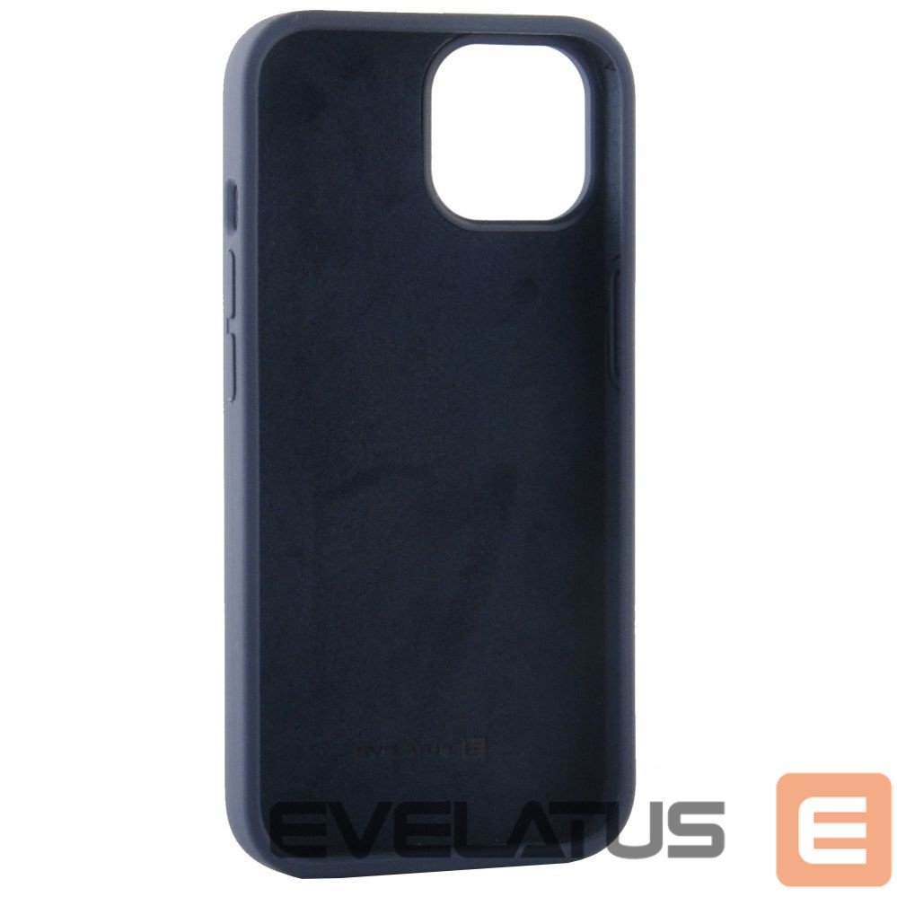 Aizmugurējais vāciņš Evelatus Apple iPhone 14 Pro Max 6.7 Premium Soft Touch Silicone Case Midnight Blue