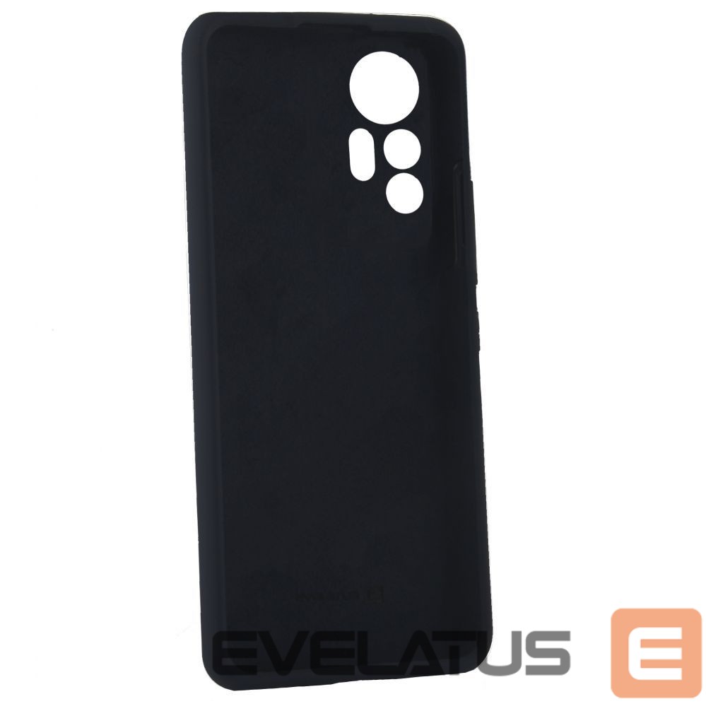 Aizmugurējais vāciņš Evelatus Xiaomi 12 Lite Premium Soft Touch Silicone Case Black