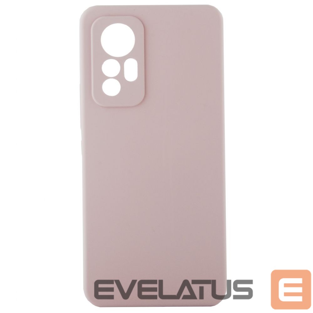 Aizmugurējais vāciņš Evelatus Xiaomi 12 Lite Premium Soft Touch Silicone Case SandPink
