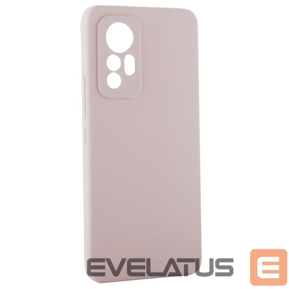 Aizmugurējais vāciņš Evelatus Xiaomi 12 Lite Premium Soft Touch Silicone Case SandPink