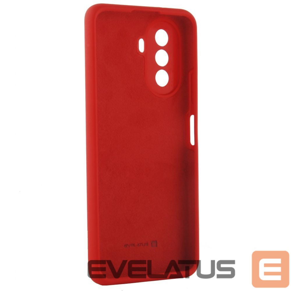 Aizmugurējais vāciņš Evelatus Huawei Nova Y70 Premium Soft Touch Silicone Case Red
