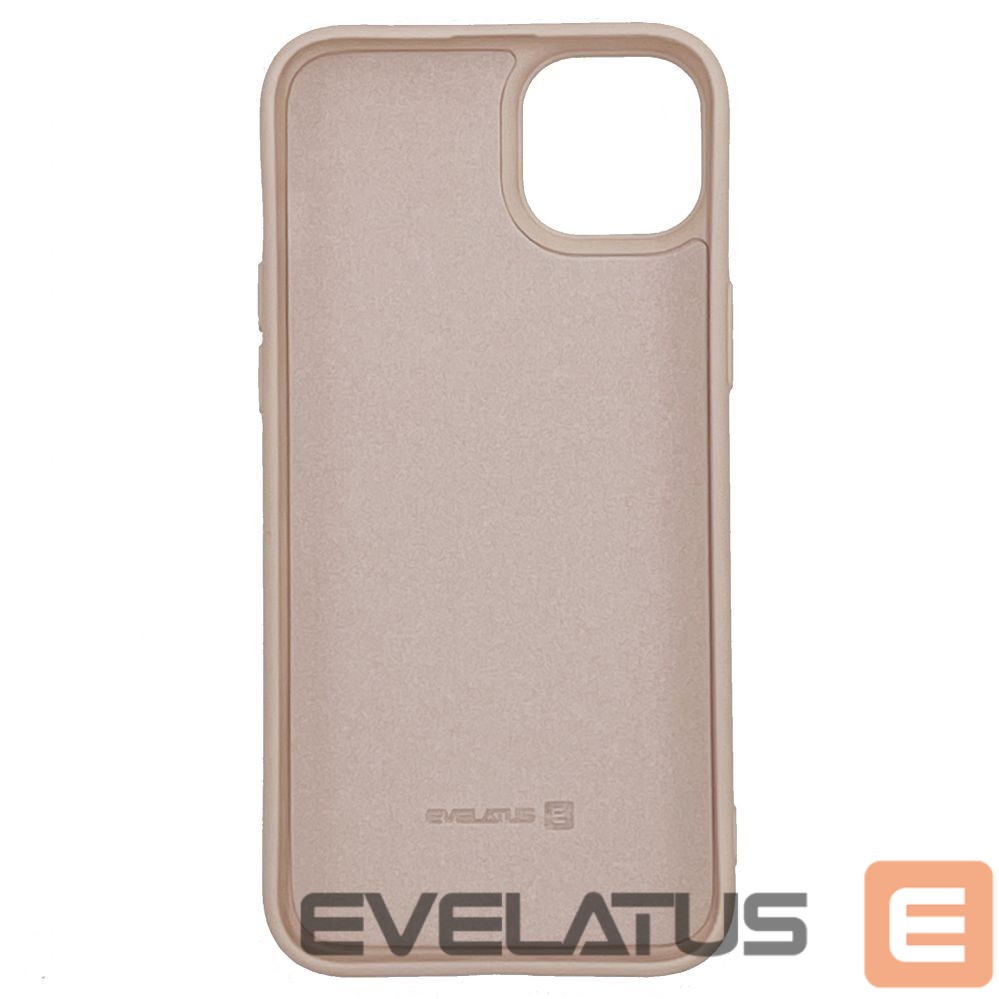 Aizmugurējais vāciņš Evelatus Apple iPhone 14 Plus 6.7 Nano Silicone Case Soft Touch TPU Beige