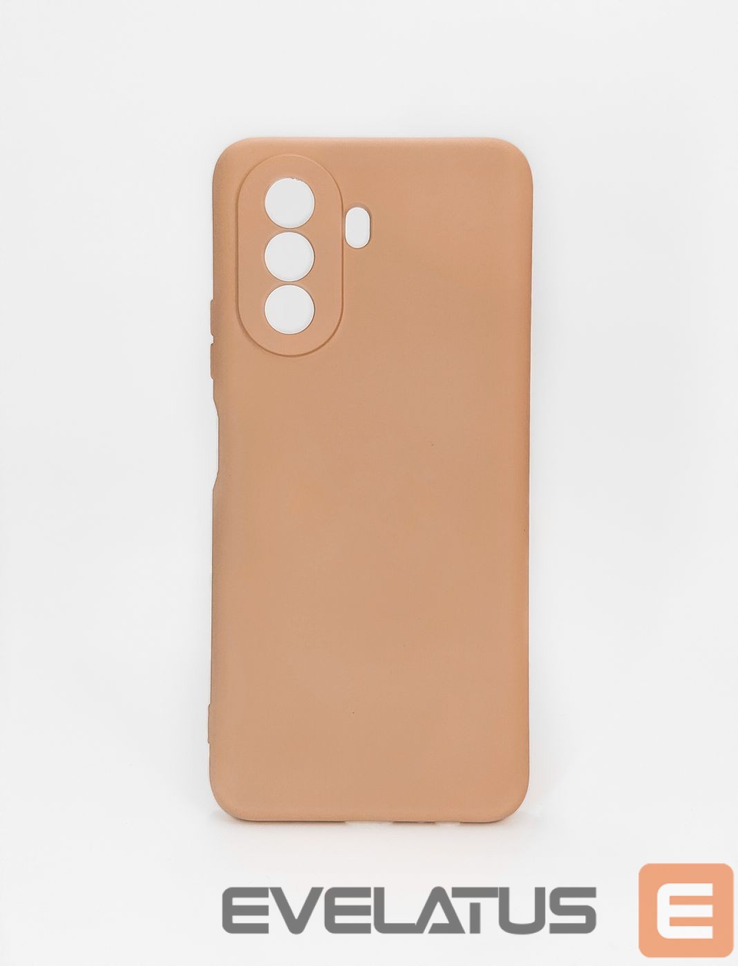 Aizmugurējais vāciņš Evelatus Huawei Nova Y70 Nano Silicone Case Soft Touch TPU Beige