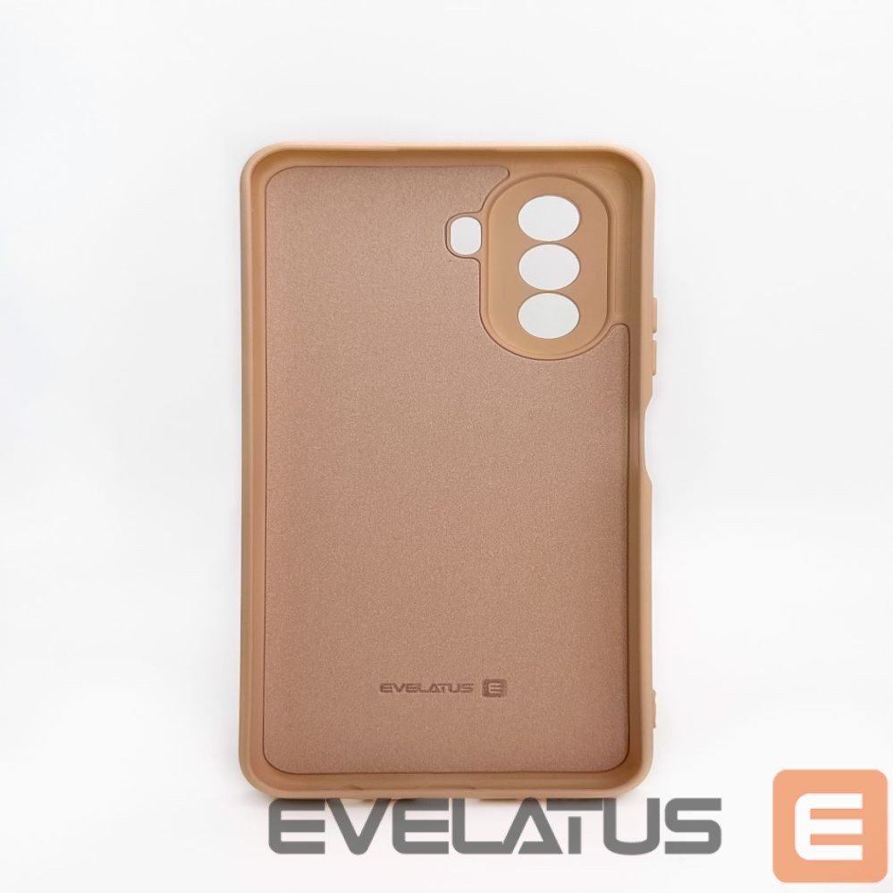 Aizmugurējais vāciņš Evelatus Huawei Nova Y70 Nano Silicone Case Soft Touch TPU Beige