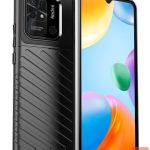 Aizmugurējais vāciņš iLike Xiaomi Redmi 10C / Poco C40 Thunder Case Flexible armored cover Black