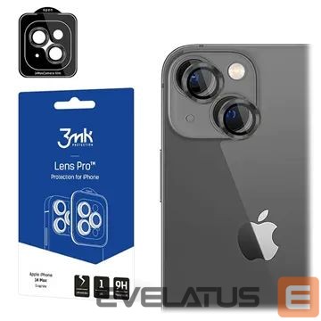 Aizsargstikls 3MK iPhone 14 - Lens Protection Pro Graphite