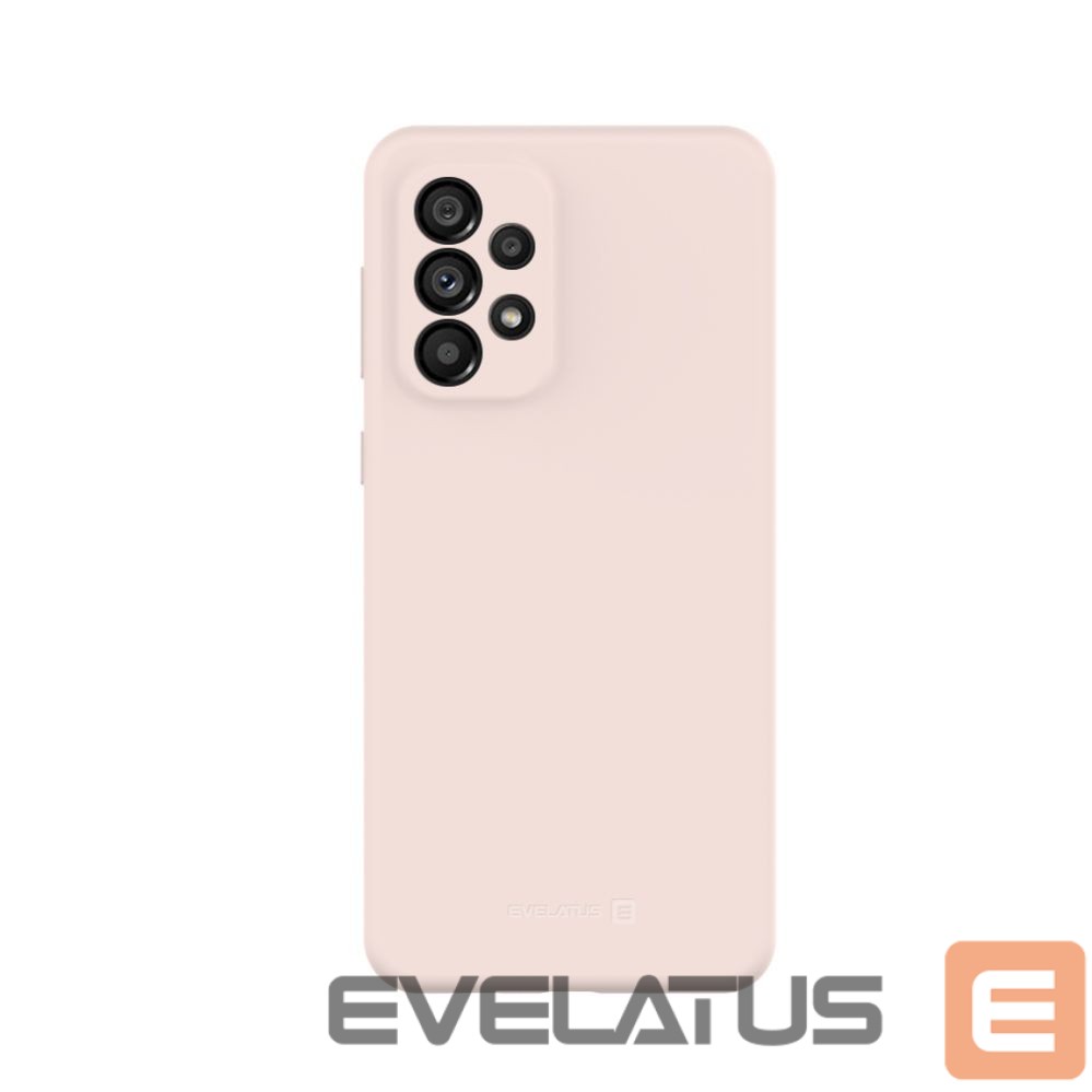 Aizmugurējais vāciņš Evelatus Samsung Galaxy A33 5G Premium Soft Touch Silicone Case Pink Sand