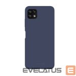 Aizmugurējais vāciņš Evelatus Samsung Galaxy A22 5G Premium Soft Touch Silicone Case Midnight Blue