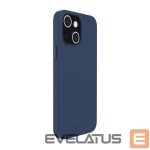 Aizmugurējais vāciņš Evelatus Apple iPhone 14 Plus Genuine Leather Case with MagSafe Blue