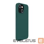 Aizmugurējais vāciņš Evelatus Apple iPhone 14 Plus Genuine Leather case with MagSafe Dark Green
