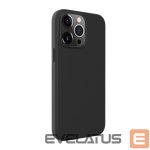 Aizmugurējais vāciņš Evelatus Apple iPhone 14 Pro Max Genuine Leather case with MagSafe Black