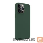 Aizmugurējais vāciņš Evelatus Apple iPhone 14 Pro Max Genuine Leather case with MagSafe Dark Green