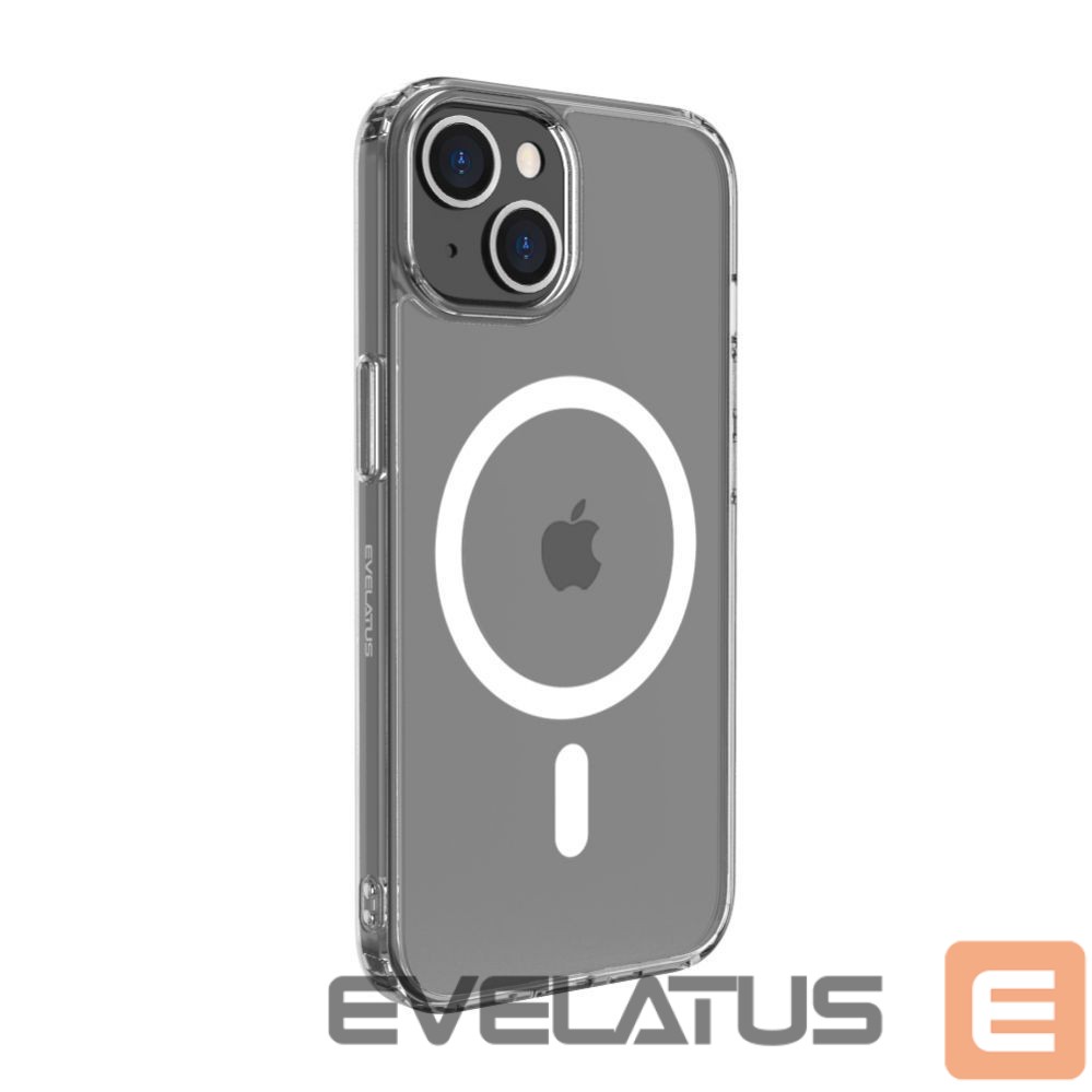 Aizmugurējais vāciņš Evelatus Apple iPhone 14 Clear Case with MagSafe Transparent