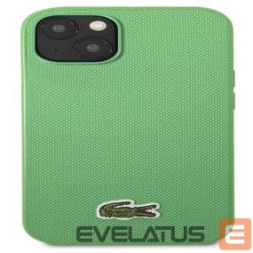 Aizmugurējais vāciņš Lacoste Apple iPhone 14 Iconic Petit Pique Logo Green
