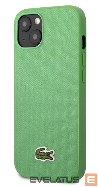 Aizmugurējais vāciņš Lacoste Apple iPhone 14 Iconic Petit Pique Logo Green
