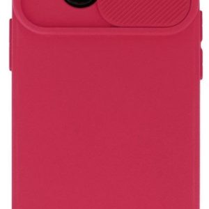 Aizmugurējais vāciņš iLike Apple Iphone 14 Pro Max Camshield Soft Dark Cherry